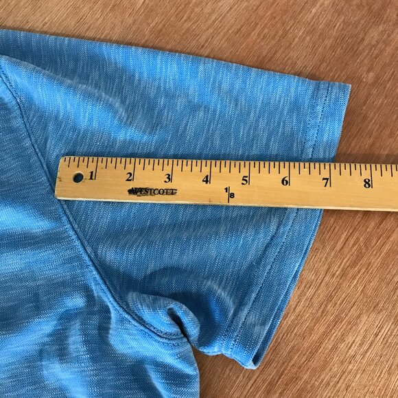 Tommy Bahama Polo Shirt Men XXL Blue Short Sleeve Stretch Athleisure Golf 17424 - Picture 9 of 10